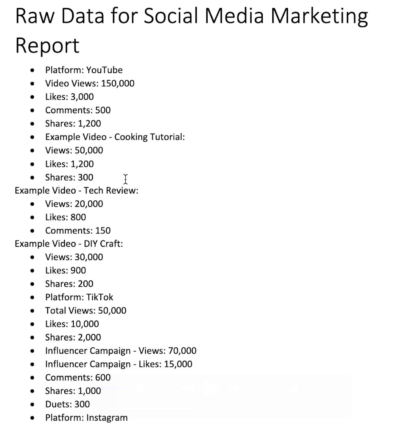 Large Dataset