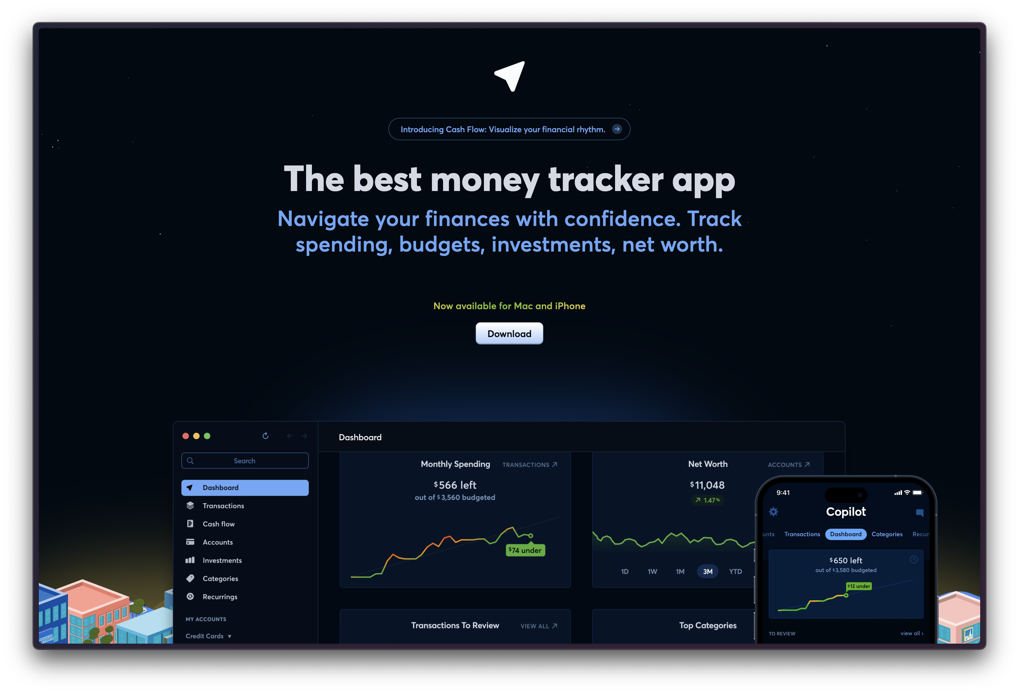 Copilot Money App Interface